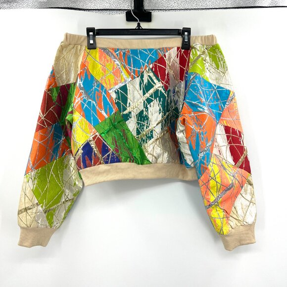 Akira Life Is But a Dream Off Shoulder Sweatshirt Women's Large - Picture 4 of 5